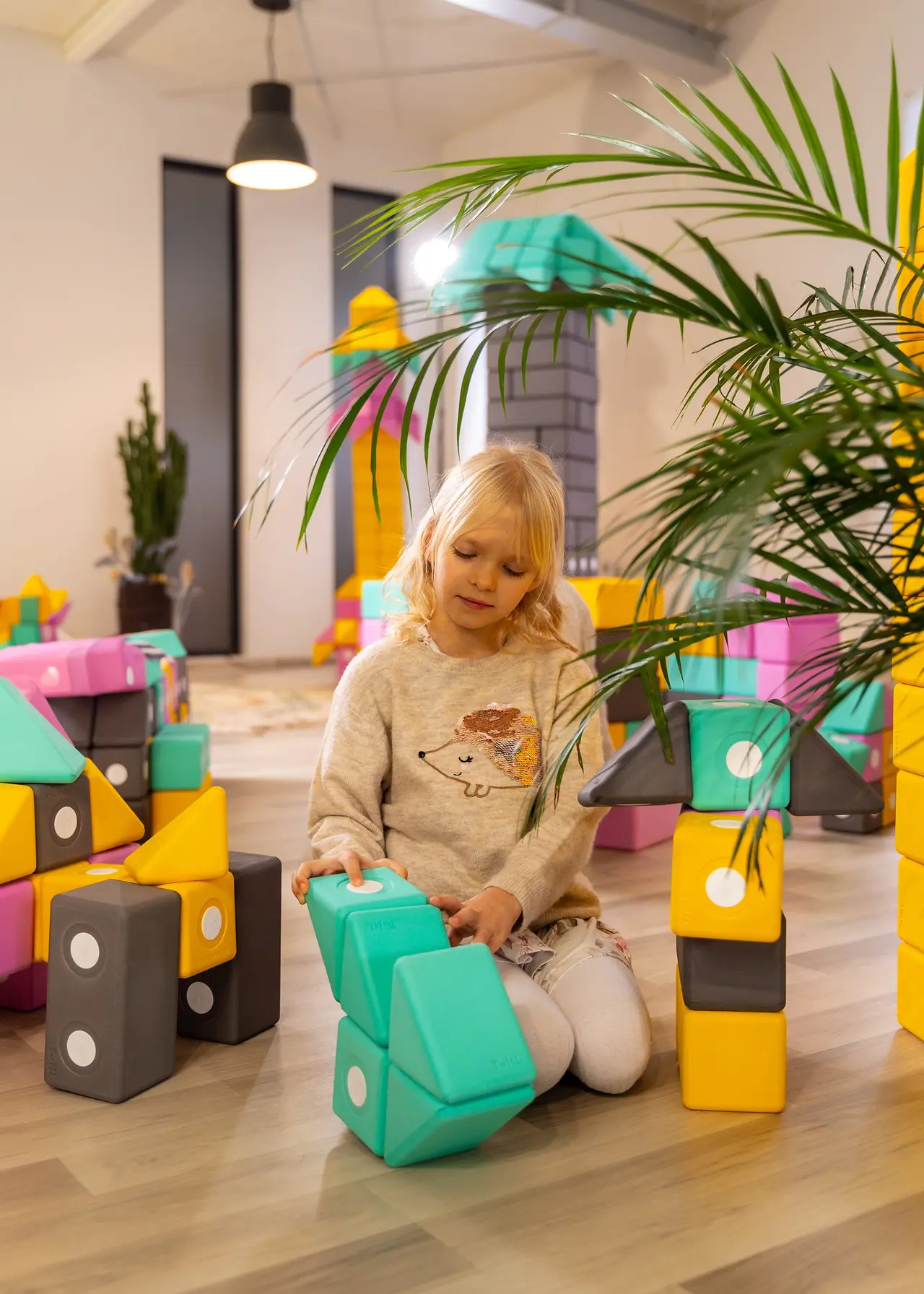 Magnetická stavebnice TUKI STARTIX, 200 dílů