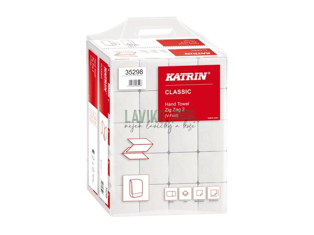 Papírové ručníky KATRIN 35298 Handy Pack, skládané, 3150 ks