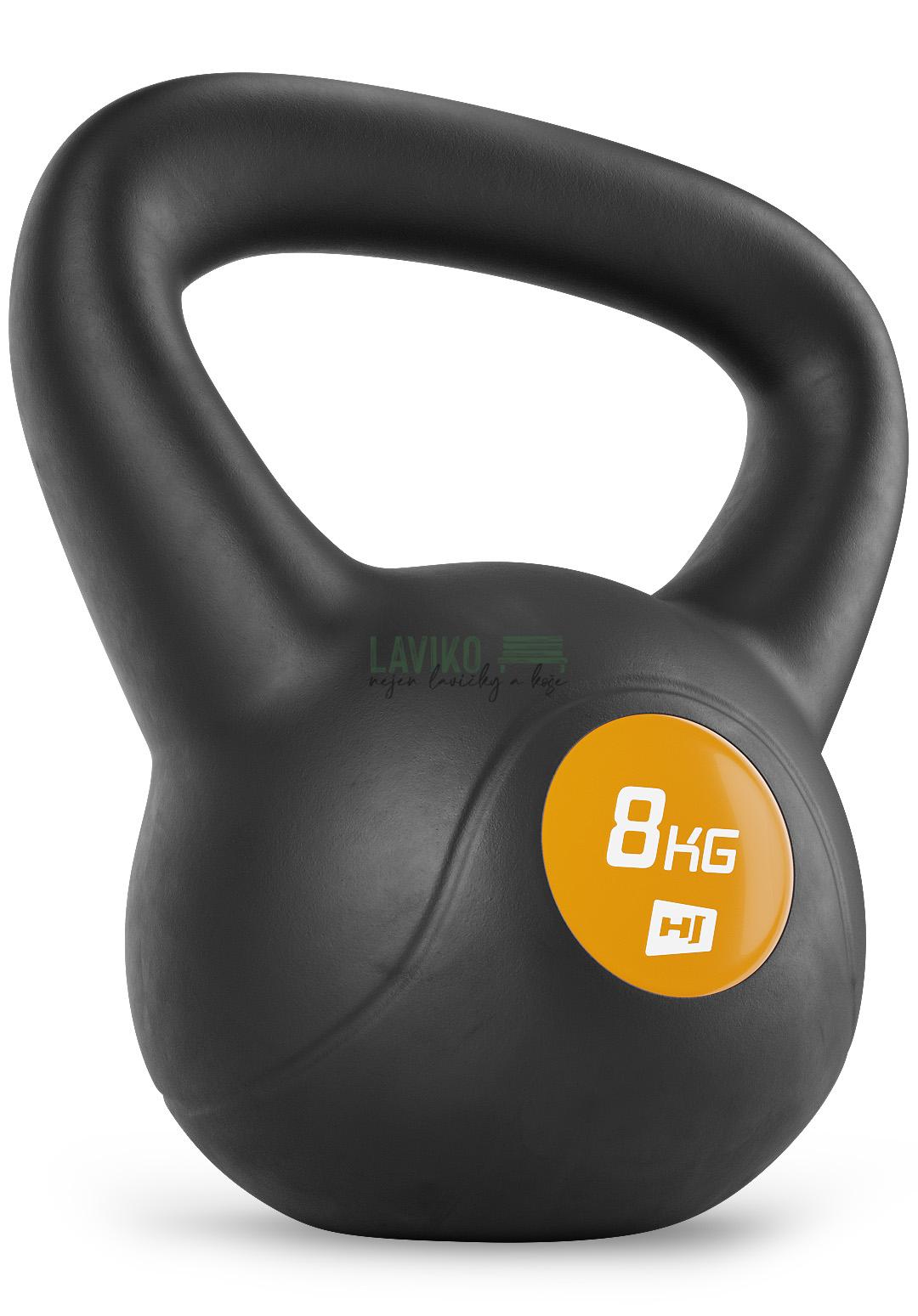 Vinylová činka Kettlebell, 8 kg