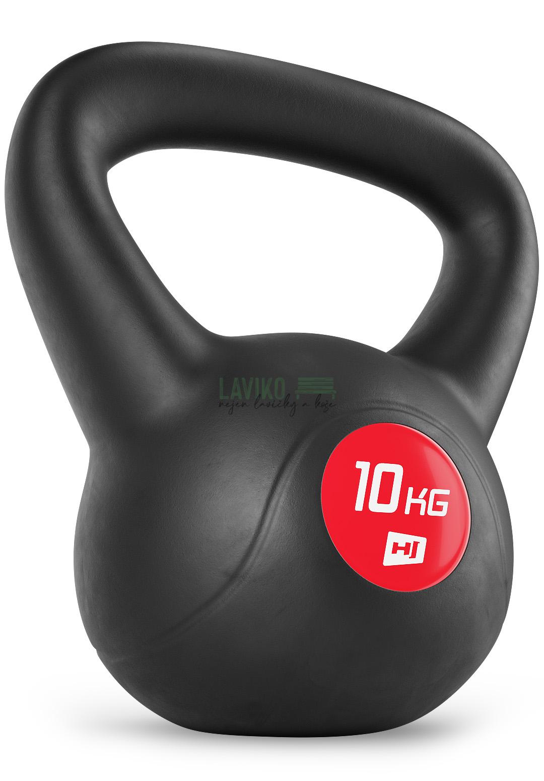 Vinylová činka Kettlebell, 10 kg