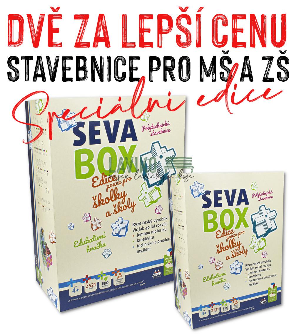 VÝHODNÁ SADA - 2x SEVA BOX - Obří stavebnice pro MŠ a ZŠ