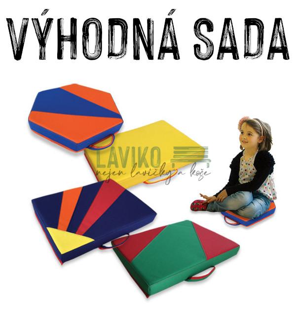 VÝHODNÁ SADA - 6x Molitanový podsedák (mix tvarů)