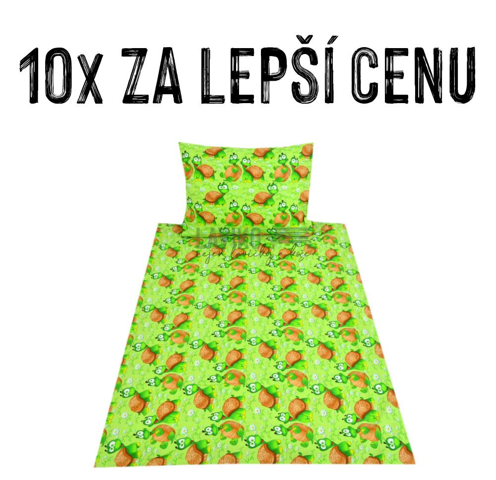 VÝHODNÁ SADA - 10x Dětské bavlněné povlečení ŽELVIČKA