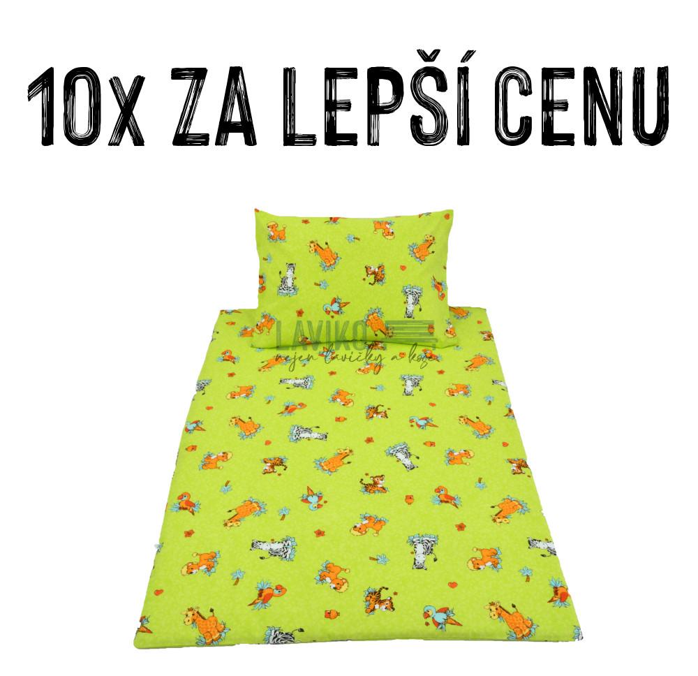 VÝHODNÁ SADA - 10x Dětské bavlněné povlečení AFRIKA