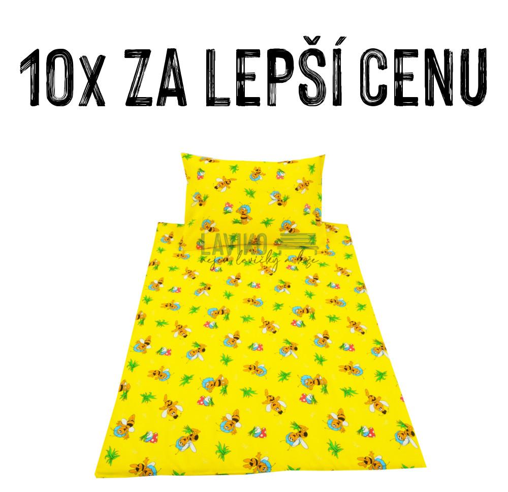 VÝHODNÁ SADA - 10x Dětské bavlněné povlečení VČELKY