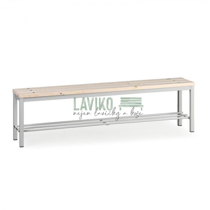 Šatní lavička DIANA, 150 cm, s botníkem
