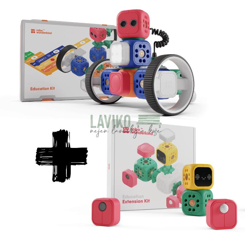 Vzdělávací + Rozšiřující sada ROBO Kit