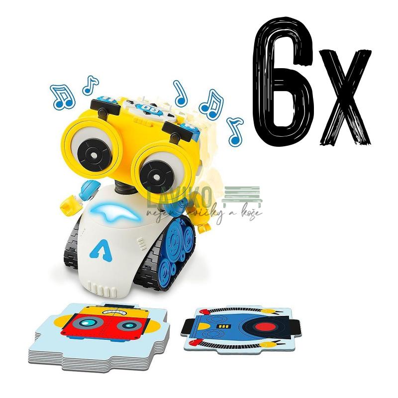 VÝHODNÁ SADA - 6x Robot ANDY, programovatelný