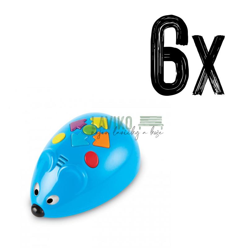 VÝHODNÁ SADA - 6x Myška COLBI s bludištěm, programovatelná