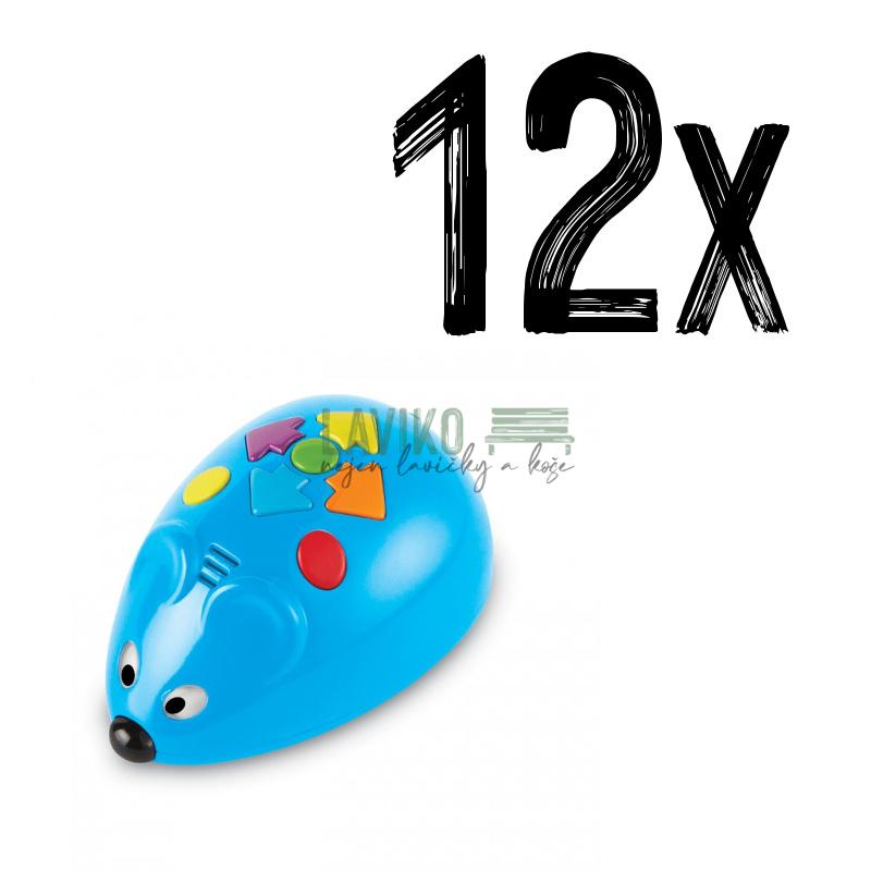 VÝHODNÁ SADA - 12x Myška COLBI s bludištěm, programovatelná