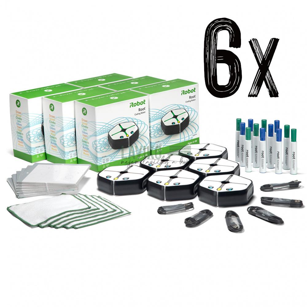 VÝHODNÁ SADA - 6x iRobot Root Coding Robot, programovatelný