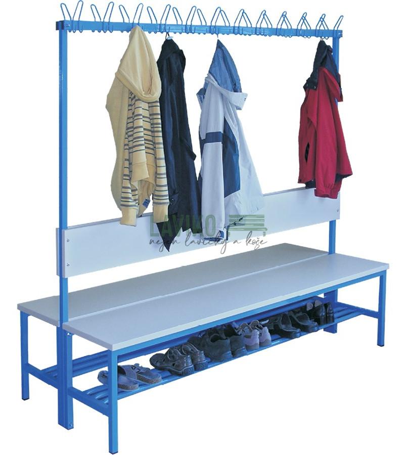 Věšáková stěna oboustranná KAMI, 200 cm