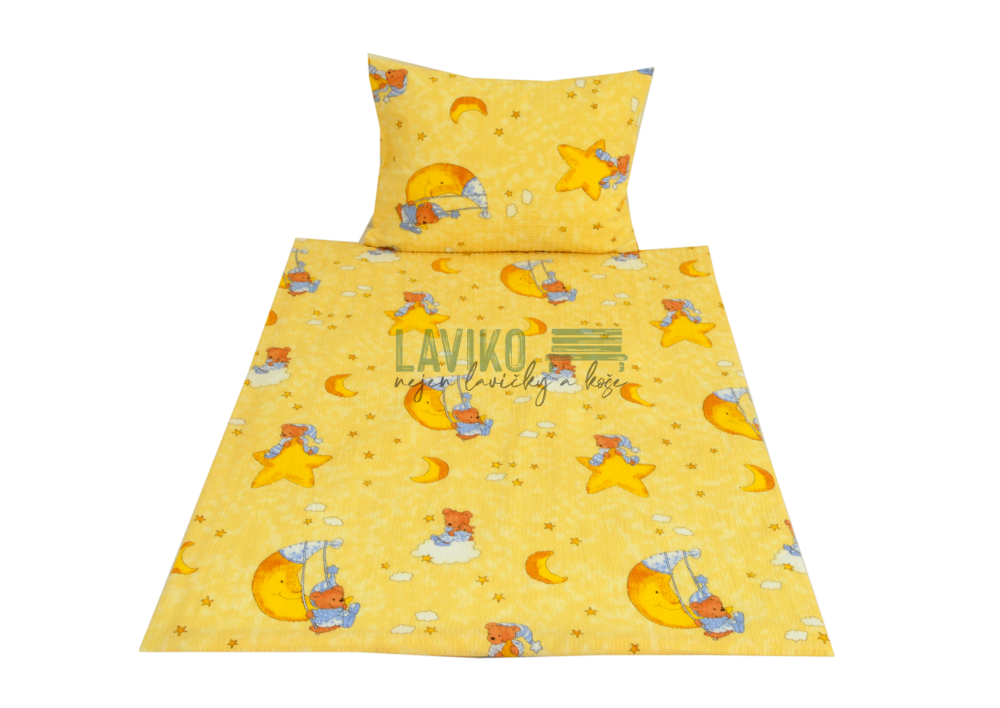 Dětské krepové povlečení MĚSÍČEK