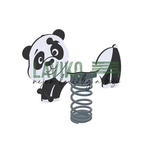 Pružinové houpadlo panda KUNG-FU