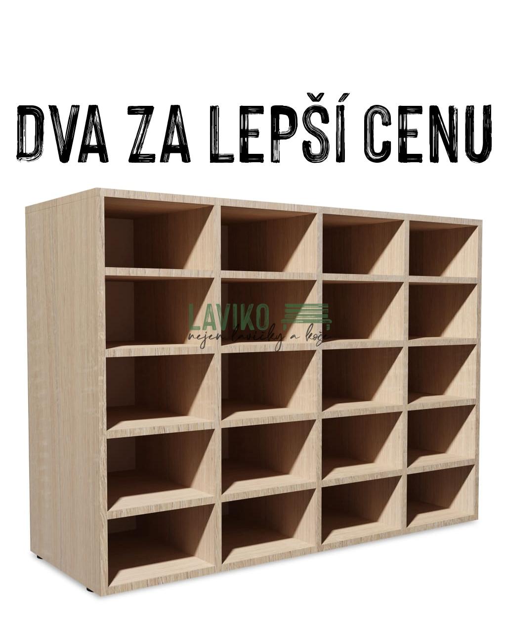 VÝHODNÁ SADA - 2x Botník DEMARCO, dub