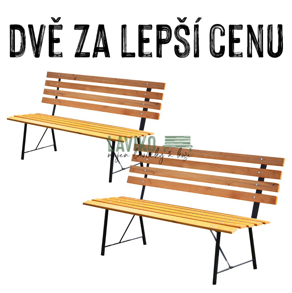 VÝHODNÁ SADA - 2x Venkovní lavička LANA