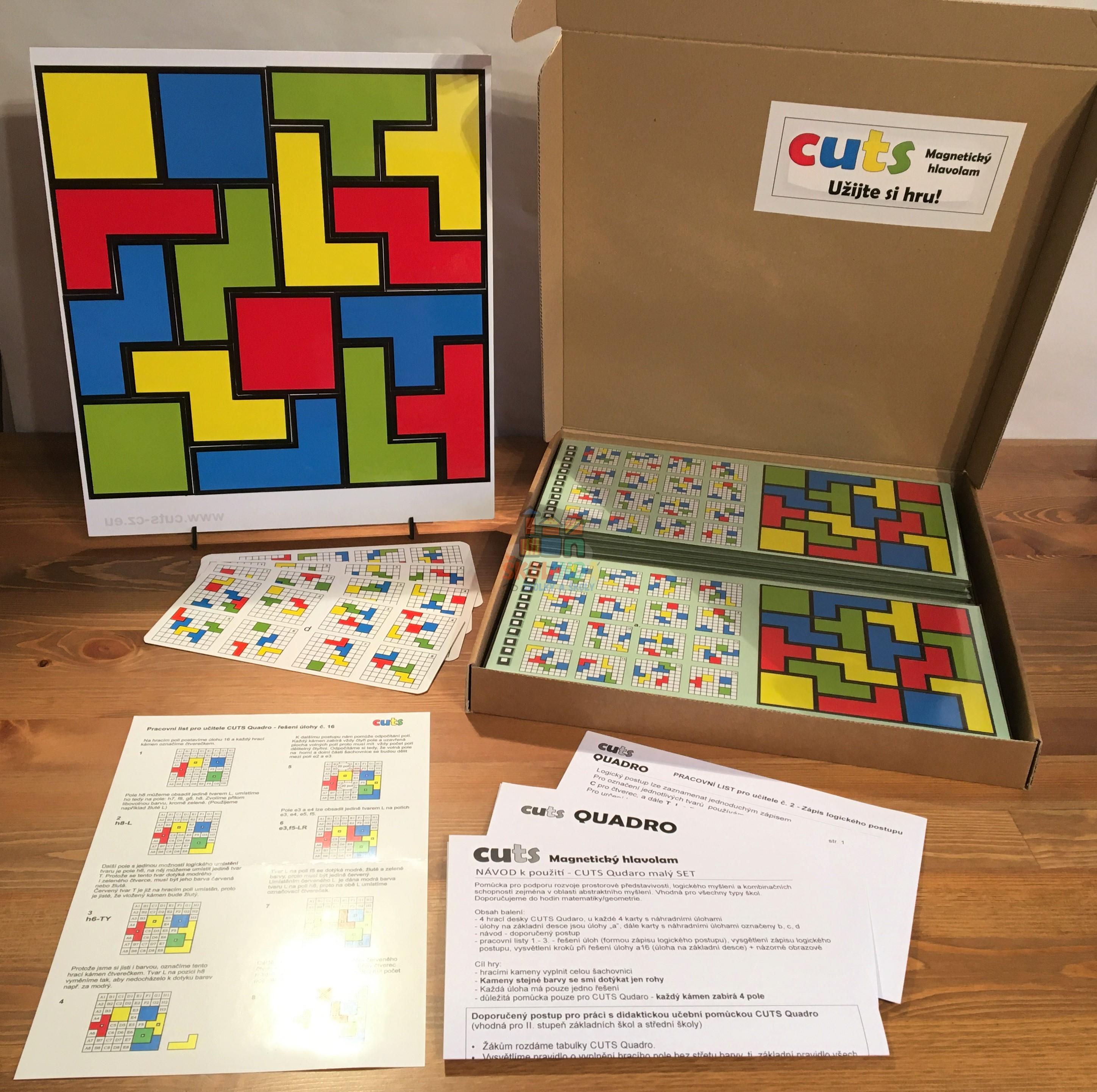 PRO ZŠ a SŠ - CUTS QUADRO - velký SET - pro II. stupeň ZŠ a SŠ