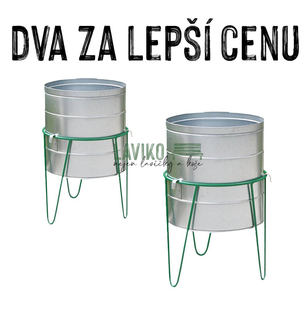 VÝHODNÁ SADA - 2x Odpadkový koš JEDNOTA, 70 litrů