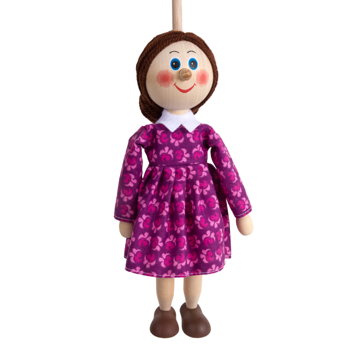 Česká loutka bez nití - Maminka EVIČKA, 20 cm