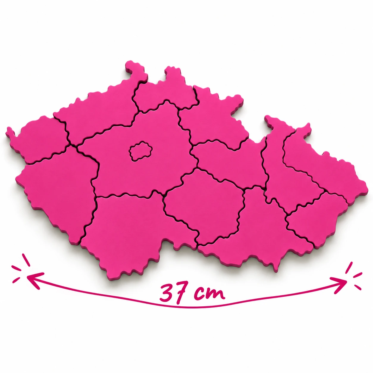 LavikoLab Slepá mapa ČR, střední