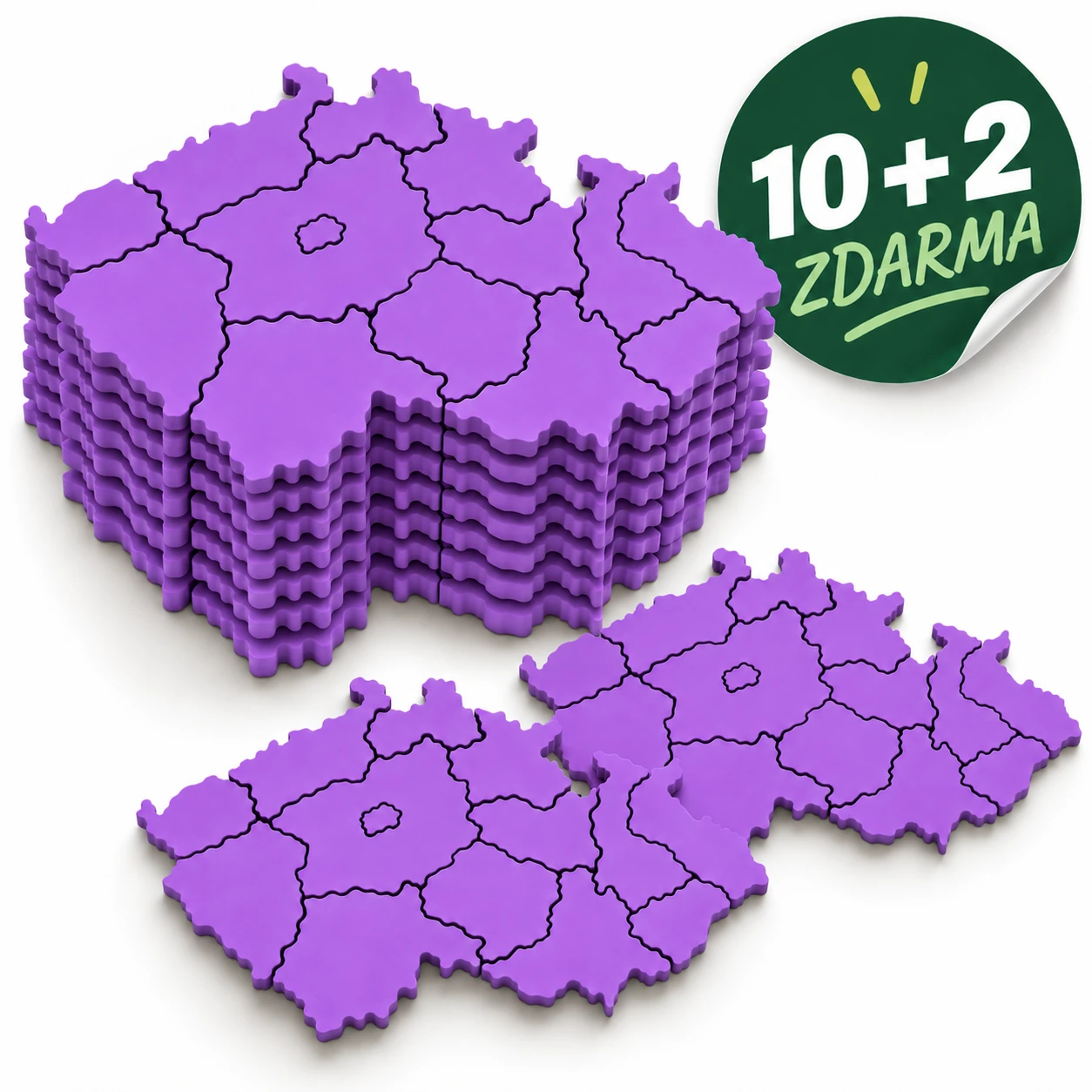 ŠKOLNÍ SADA 10+2 ZDARMA - LavikoLab Slepá mapa ČR, velká