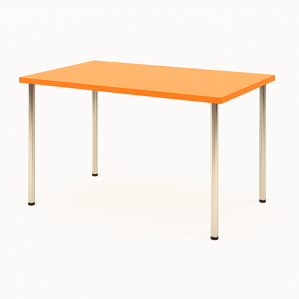 Jídelní stůl COLORES, oranžová