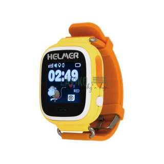 Chytré dětské hodinky HELMER LK, žluté